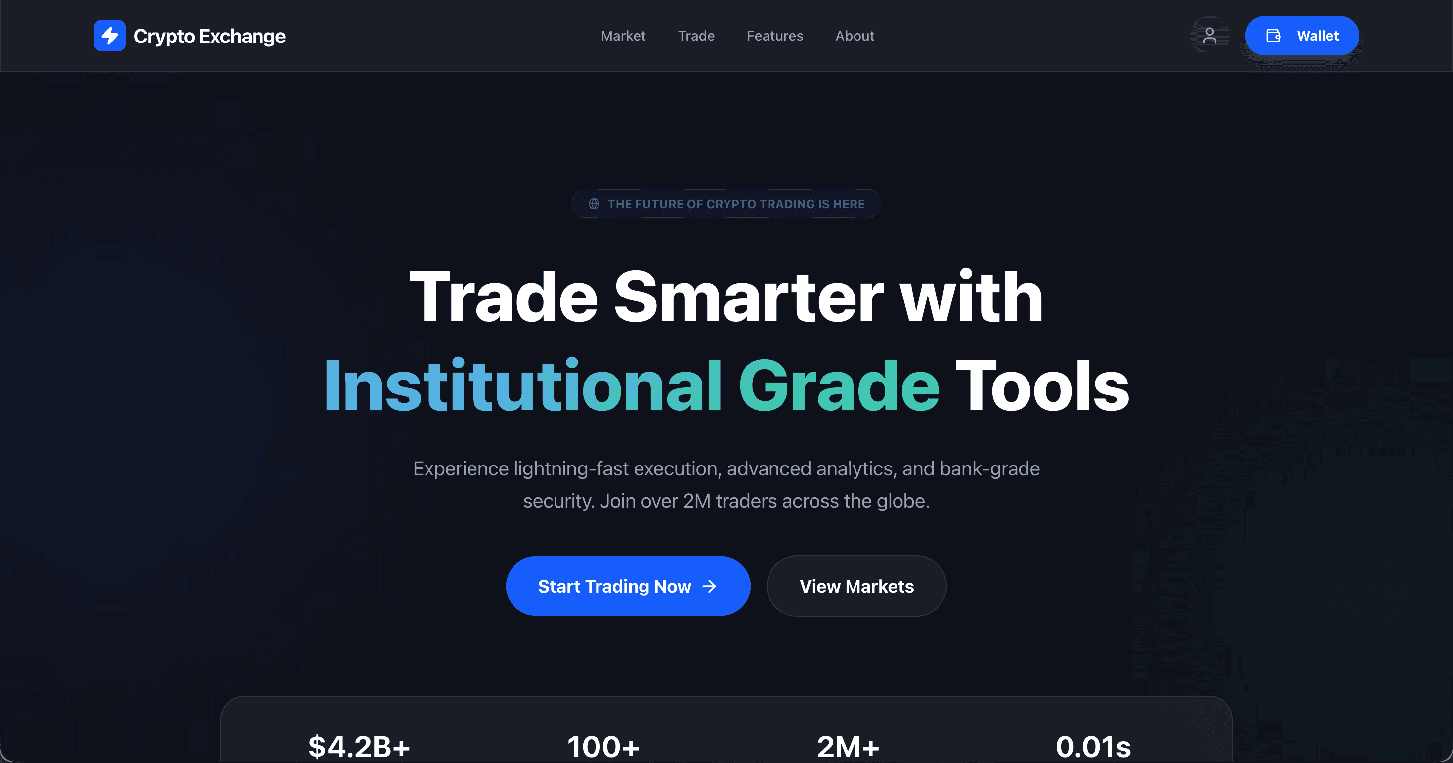 Crypto Exchange preview
